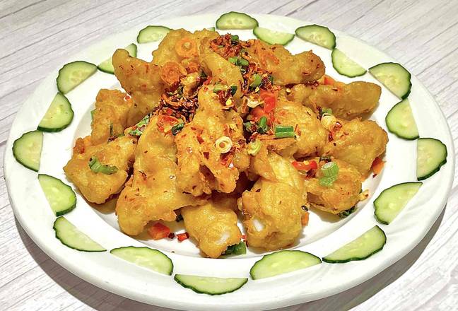 Deep Fried Squid with Peppery Salt / 椒鹽鮮魷 (例)